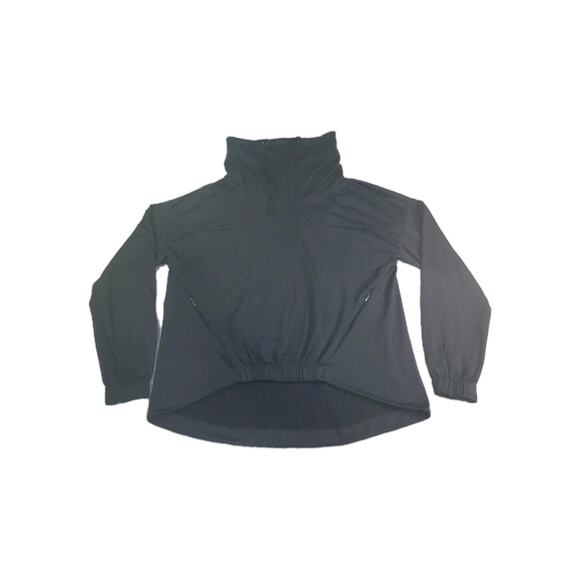 Fabletics Europa Sweater Womens Sz L Black Long Sleeve Cowl Neck Pullover C28-5 - Picture 1 of 7